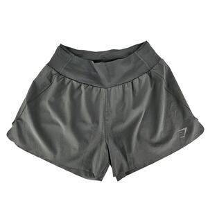 GYMSHARK Women's Gray Workout Shorts - Size Medium - Great for Workouts